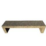 Banca stradala din beton si piatra naturala 200x45x50 cm